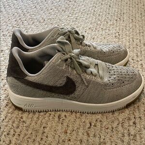 Nike Gray and Black Air Sneakers